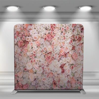 8x7.5ft Flower Photo Booth Backdrop High Stretch Fabric Back Drops