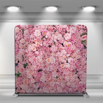 8x7.5ft Flower Photo Booth Backdrop High Stretch Fabric Back Drops