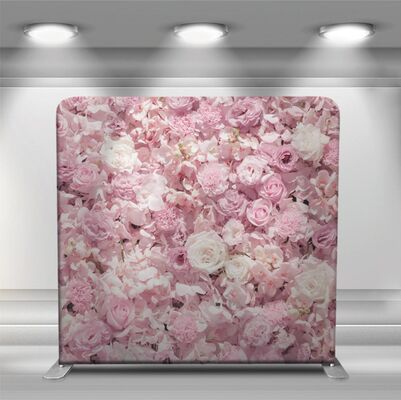 8x7.5ft Flower Photo Booth Backdrop High Stretch Fabric Back Drops