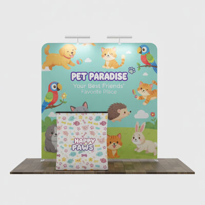 10X10FT Trade Show Portable Booths Polyester Fabric 10x10 Display Booth