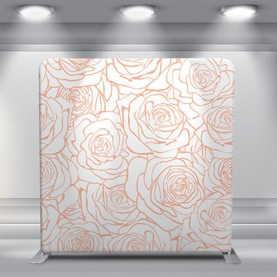 7.6x7.6ft Pillowcase Backdrop One Stand Three Stretch Fabric Covers Display