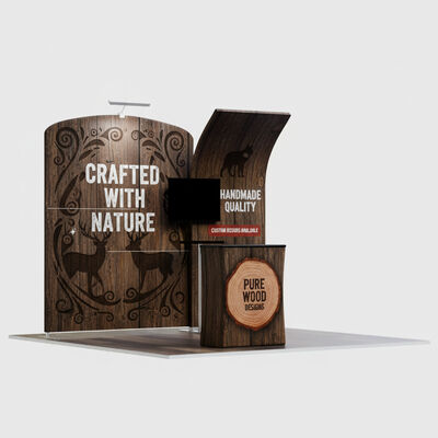 Trade Show Booth Modular Booth Frame System Tension Fabric Graphics