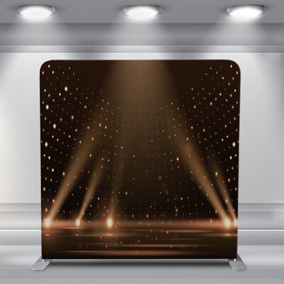 7.6x7.6ft Pillowcase Backdrop One Stand Four Printed Covers Photo Booth Setup