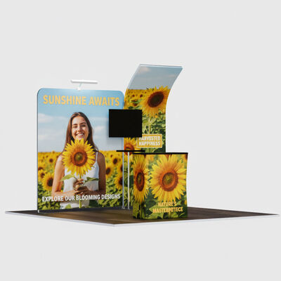 10x10ft Trade Show Booth Portable Event Display Kit Fabric Wall Panels