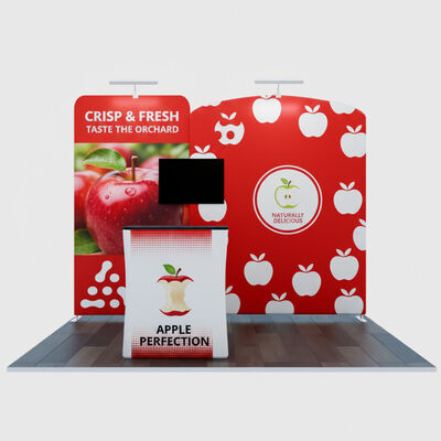 1mx2.5m Lightweight Trade Show Display Washable Tension Fabric Backwall