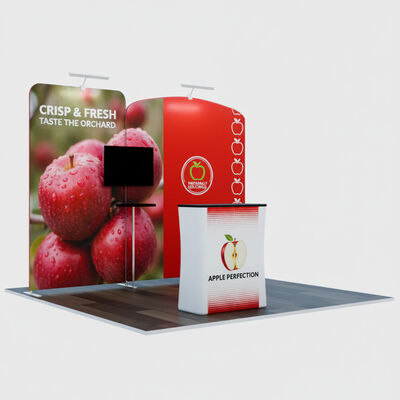 1mx2.5m Lightweight Trade Show Display Washable Tension Fabric Backwall