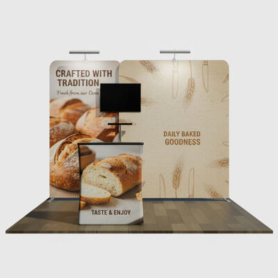 Trade Show Booth Modular Photo Booth Backwall Fabric Display Kit