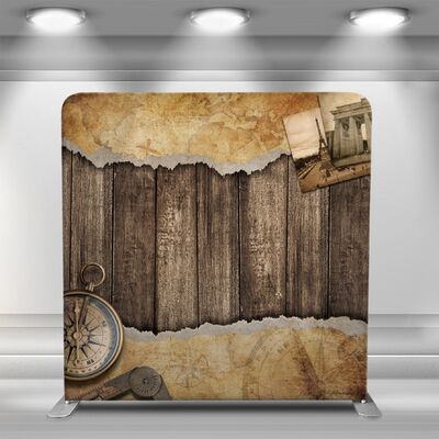 Expo Photo Booth Cloth Backdrop 7.6x7.6 Straight Pillow Case Backdrop
