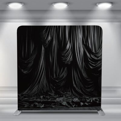 8x8ft Exhibition Backdrop Polyester Fabric Photo Booth Backdrop