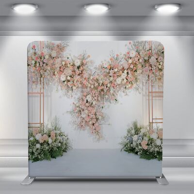 7x7 Pillowcase Photo Booth Backdrops Rustic Wedding Flower Curtain Backdrop