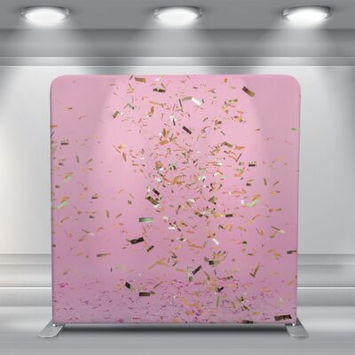 Lightweight 7x7 Backdrop Pink Pillowcase Tension Backdrops Straight Frame