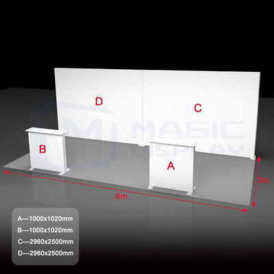 Custom Printing SEG Light Box Aluminum Frame Light Box Exhibition