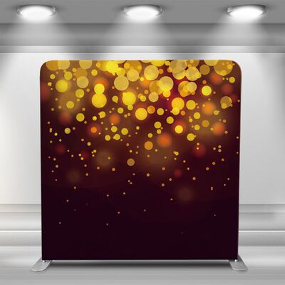 8x8ft Pillowcase Backdrop Two Stands Five Fabric Covers Photo Booth Display