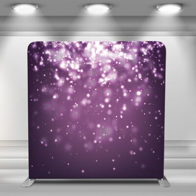 8x8ft Pillowcase Backdrop Two Stands Five Fabric Covers Photo Booth Display