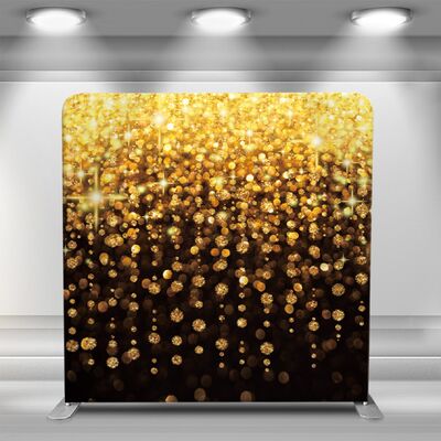 8x8ft Pillowcase Backdrop Two Stands Five Fabric Covers Photo Booth Display