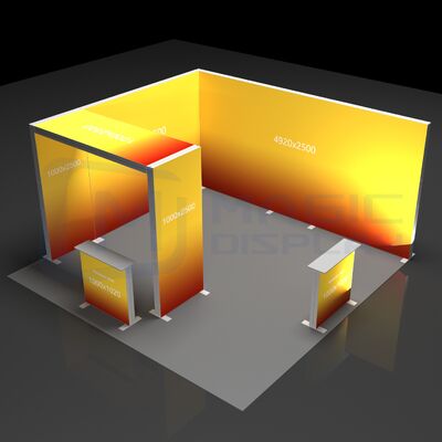 Backlight Light Box Exhibition Stand SEG Tension Fabric Lightbox For Advertising Trade Show