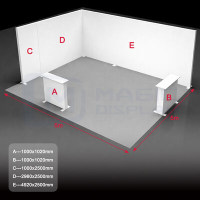 Collapsible SEG Light Box LED Illuminated Trade Show Lightbox