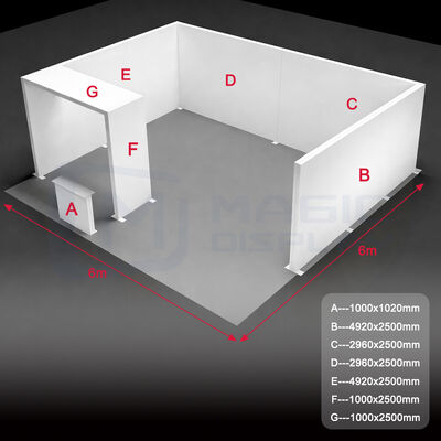 Lightweight 20x20 SEG Light Box Modular Tension Fabric Lightboxes