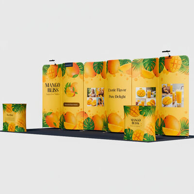 10x20ft Modular Trade Show Displays 20x20ft Trade Show Backdrop