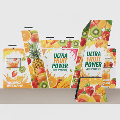 10x20ft Trade Show Booth Modular U Shape Tension Fabric Display System