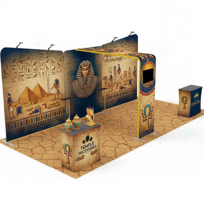 3x6m Trade Show Booth Portable Booth Display Kit Tension Fabric Backwall