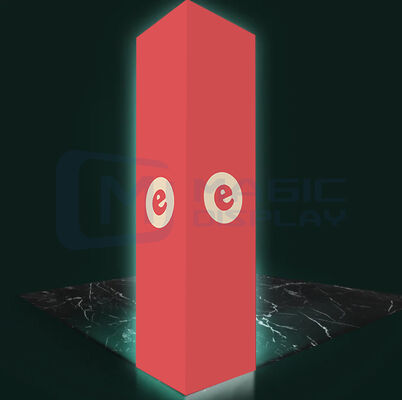 LED Backlit Trade Show Tower Tension Fabric Trade Show Booth Tower Customized