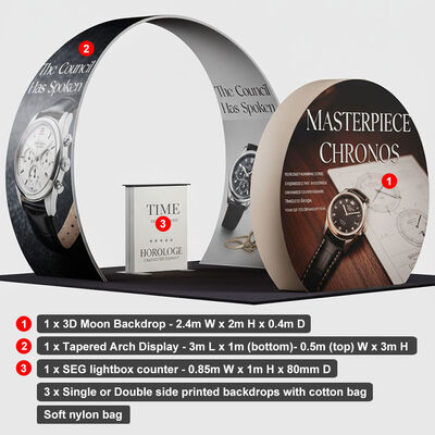 Exhibition 10x10 Trade Show Booth Fabric Trade Show Displays