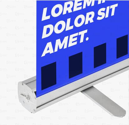 Portable Aluminium Promotional Retractable Banners Pull-up Advertising Background