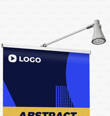 Portable Aluminium Promotional Economical Roll Up Banner Stand  Advertising Retractable Pull-up Banners