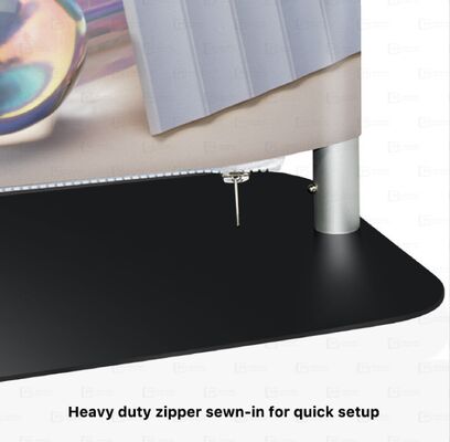 Tension Fabric Tube Display Advertising Banner Stand Custom Printed Graphic For Event Promotion