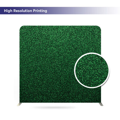 Green Hedge Pillow Case Cover Backdrop Heavy Duty Tension Fabric Backdrop Frame 8X8 Ft Expo Easy Trade Show Booth Tube Display Tension Fabric Banner