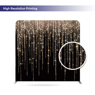 Custom Logo Tension Fabric Backdrop Exhibition Trade Show Booth Display Banner Stand