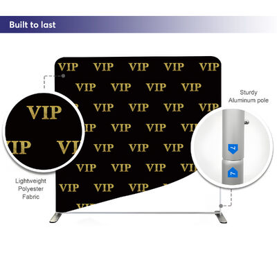 Exhibition Tension Fabric Display Fabric Banner Backdrop Stand For Trade Show Booth Exhibition Backdrop Stand