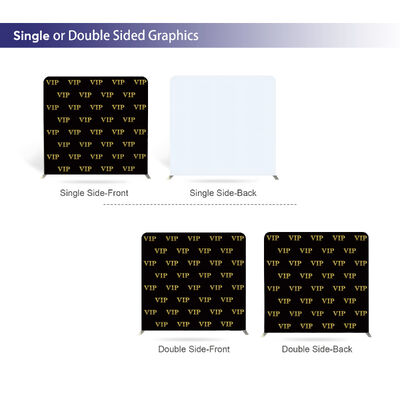 Exhibition Tension Fabric Display Fabric Banner Backdrop Stand For Trade Show Booth Exhibition Backdrop Stand