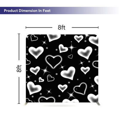 Foldable Aluminum Exhibition Booth Tension Fabric Backdrop Stand Media Walls For Trade Shows