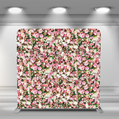 Customized Straight Backdrop Photo Booth Stand Pillowcase Backdrop Party Events Exhibition Backdrop Display