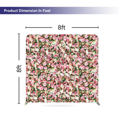 Customized Straight Backdrop Photo Booth Stand Pillowcase Backdrop Party Events Exhibition Backdrop Display