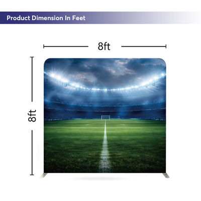 Portable Trade Show Display Fabric Banner Custom Printed Exhibition Backdrop Stand