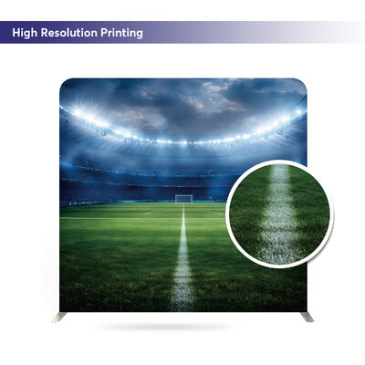 Portable Trade Show Display Fabric Banner Custom Printed Exhibition Backdrop Stand