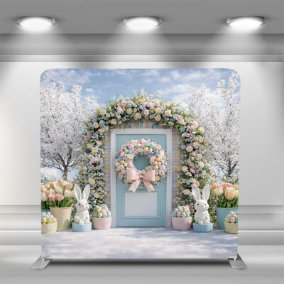 Customized Tension Fabric Exhibition Booth Backdrop Stand Trade Show Display Backdrop