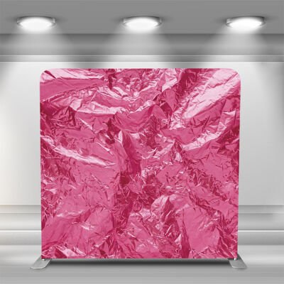 Portable And Foldable Aluminum Frame Tension Fabric Backdrop For Wedding Exhibition Backdrop Displays