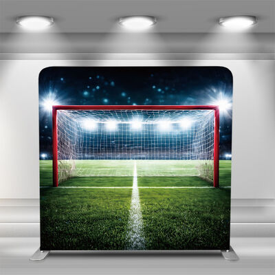 Trade Show Exhibition Backdrop Display Custom Printed Meadia Background Tension Fabric Tube Backdrop