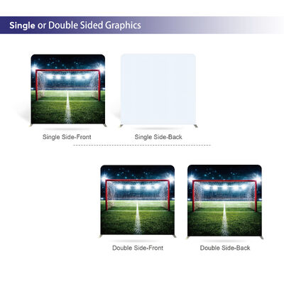 Trade Show Exhibition Backdrop Display Custom Printed Meadia Background Tension Fabric Tube Backdrop