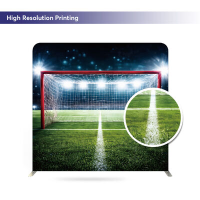 Trade Show Exhibition Backdrop Display Custom Printed Meadia Background Tension Fabric Tube Backdrop