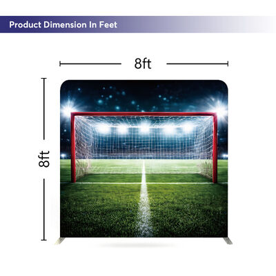 Trade Show Exhibition Backdrop Display Custom Printed Meadia Background Tension Fabric Tube Backdrop