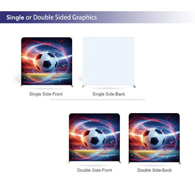 Portable And Foldable Tension Fabric Pillowcase For Wedding Photo Booth Exhibition Backdrop Display Stand