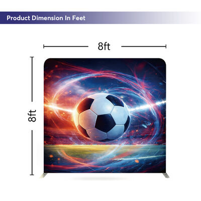 Portable And Foldable Tension Fabric Pillowcase For Wedding Photo Booth Exhibition Backdrop Display Stand