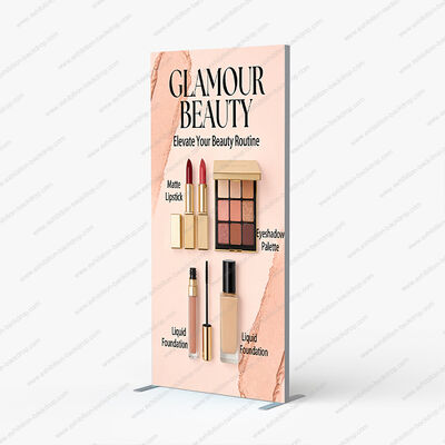 Custom Logo Aluminum Folding LED Light Box Display Backlit SEG Lightbox for Trade Show Exhibition Booth