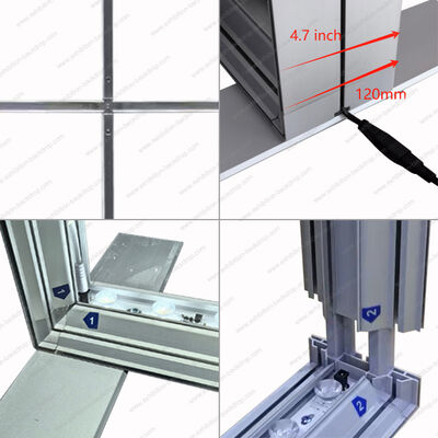 Aluminum Frame SEG Light Box Wall Display Lightbox Fabric SEG LED Display Light Box Display