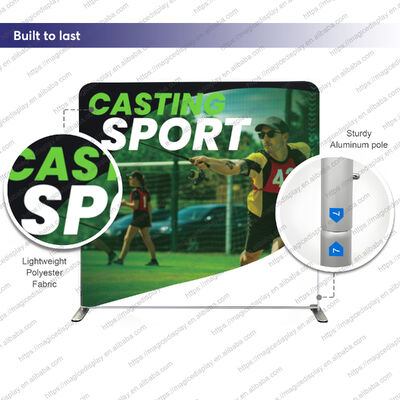 10x10ft Custom Portable Aluminum Tool Free Easy Setup Arch Shelf Trade Show Booth Exhibition Display